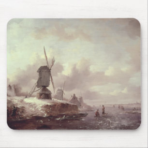 Winter-Landschaft 3 Mousepad