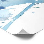 Winter Landschaft Art Poster (Ecke)