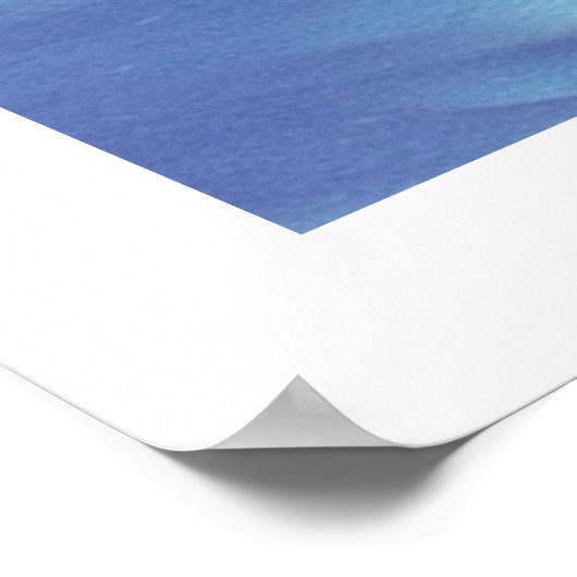 Winter Landschaft Central Park New York Poster (Ecke)