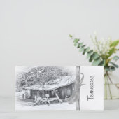 Winter Landschaft im Stall und Rake - Tennessee (Stehend Vorderseite)