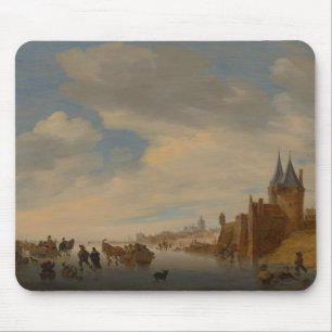 Winter-Landschaft in Arnhem   1653 Mousepad