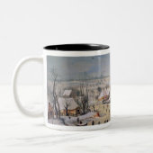 Winter-Landschaft mit Birdtrap, 1601 Zweifarbige Tasse (Links)