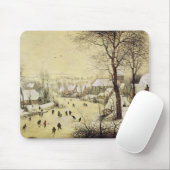 Winter-Landschaft mit Skatern Mousepad (Mit Mouse)