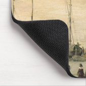 Winter-Landschaft Mousepad (Ecke)