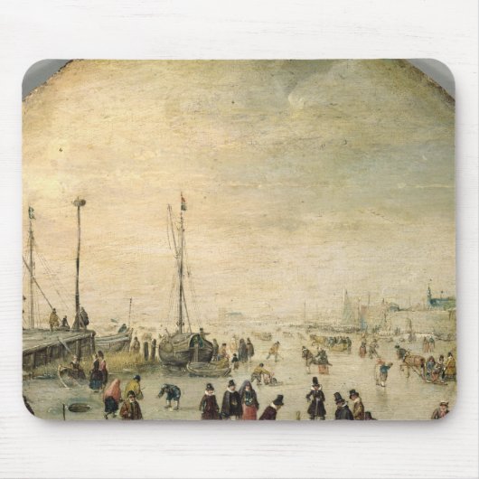 Winter-Landschaft Mousepad (Vorne)