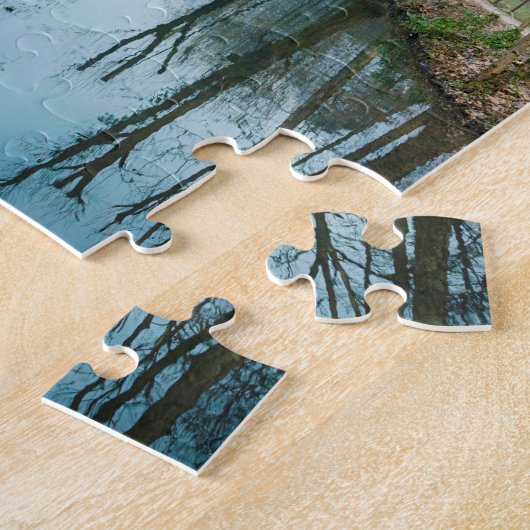 Winter-Landschaft Puzzle (Seite)