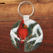 Winter Landschaft Schlüsselanhänger (Vorderseite)