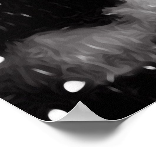 Winter Landschaftsglobe Poster (Ecke)