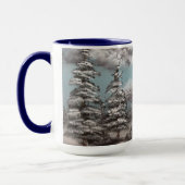 Winter-Landschaftskaffeetasse Tasse (Links)