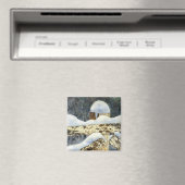 Winter Landschaftsmagnet Magnet (In Situ (Geschirrspüler))