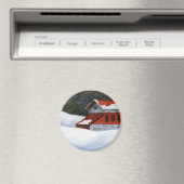 Winter Landschaftsmagnet Magnet (In Situ (Geschirrspüler))