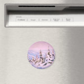 Winter Landschaftsmagnet Magnet (In Situ (Geschirrspüler))