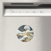 Winter Landschaftsmagnet Magnet (In Situ (Geschirrspüler))