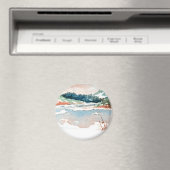 Winter Landschaftsmagnet Magnet (In Situ (Geschirrspüler))