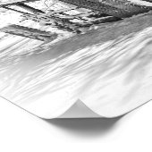 Winter Landschaftsstall & Rake - Tennessee Foto Poster (Ecke)