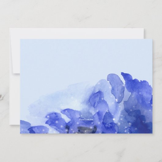 Winter Lantern Einladung (Rückseite)