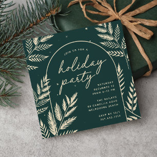 Winter Laurel Holiday Party Einladung