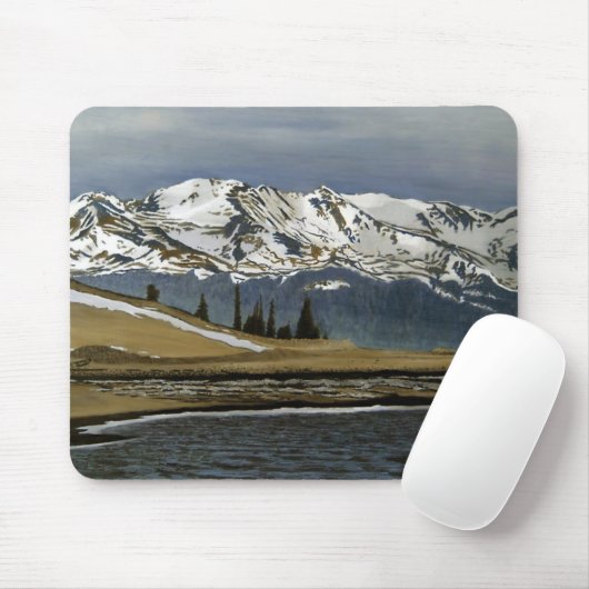 Winter Leadville Colorado Bergwelt Landschaft Mousepad (Mit Mouse)