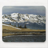 Winter Leadville Colorado Bergwelt Landschaft Mousepad (Vorne)