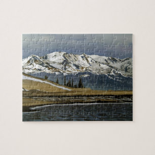 Winter Leadville Colorado Bergwelt Landschaft Puzzle