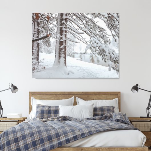 Winter Leinwanddruck (Insitu (Schlafzimmer))