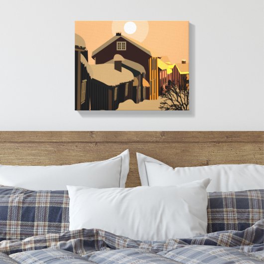 Winter Leinwanddruck (Insitu (Schlafzimmer))