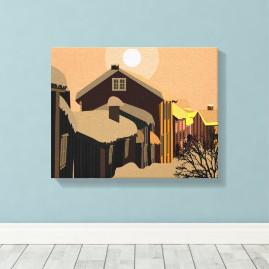 Winter Leinwanddruck (Insitu (Holzboden))