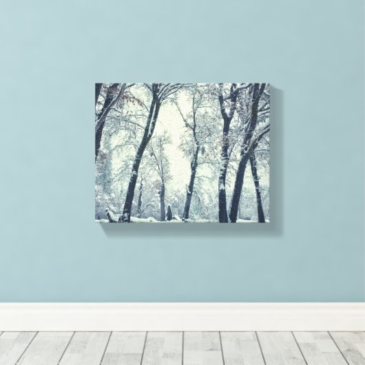 Winter Leinwanddruck (Insitu (Holzboden))