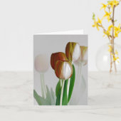 Winter-Licht Karte (Gelbe Blume)