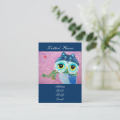 Winter-Liebe Visitenkarte (Stehend Vorderseite)