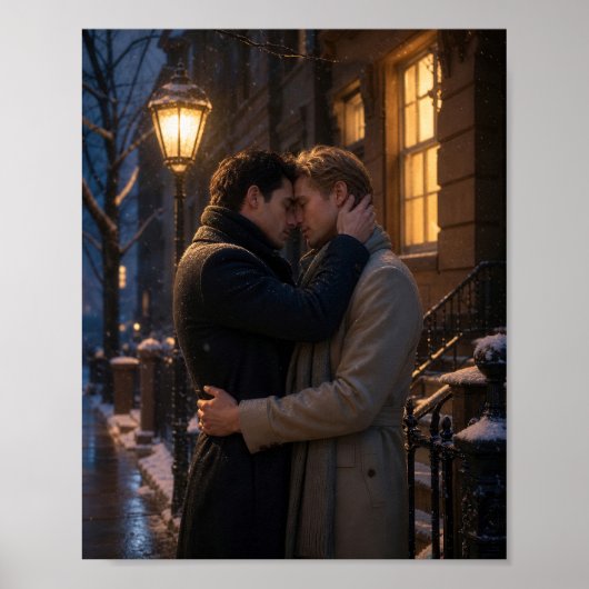 Winter Light | Gay Art Project Poster (Vorne)