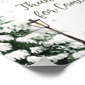 Winter Little Baby Clothes Vielen Dank für Ihr Kom Poster (Ecke)