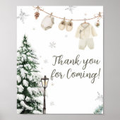 Winter Little Baby Clothes Vielen Dank für Ihr Kom Poster (Vorne)