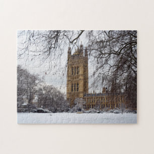 Winter London, Westminster Palace, UK Puzzle