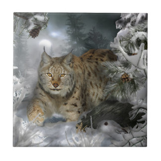 Winter-Luchs Fliese