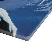 Winter Lynx Mountain Schneidebrett (Ecke)