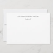 Winter Macclesfield Forest Card Dankeskarte (Rückseite)