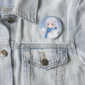 Winter-Mädchen-Button  Button (Beispiel)