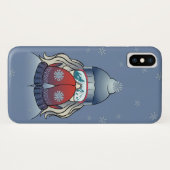 Winter Mädchen Case-Mate iPhone Hülle (Rückseite (Horizontal))