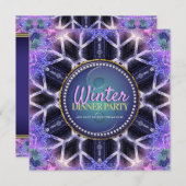 Winter Magic Brautparty Party Einladung (Vorne/Hinten)