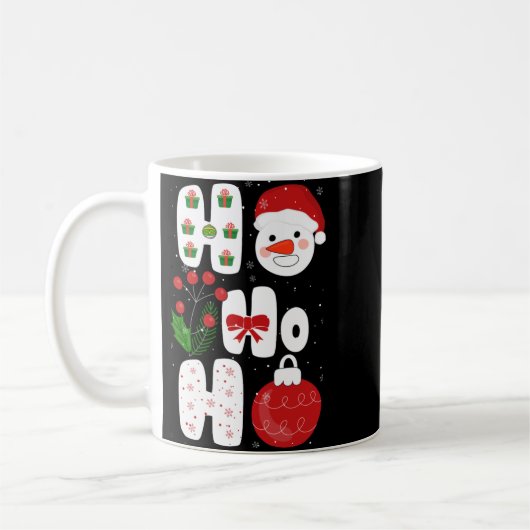 Winter Magic Design Retro Winter Christmas Vector Kaffeetasse (Links)