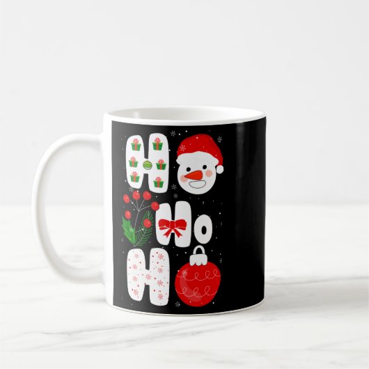 Winter Magic Design Retro Winter Christmas Vector  Kaffeetasse (Links)
