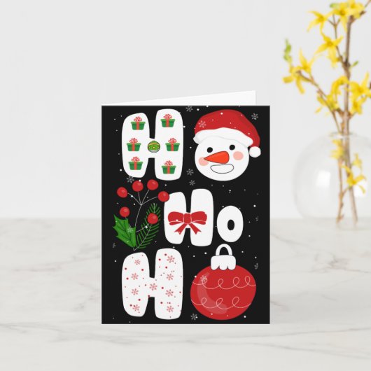 Winter Magic Design Retro Winter Christmas Vector  Karte (Gelbe Blume)