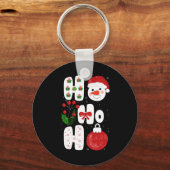 Winter Magic Design Retro Winter Christmas Vector Schlüsselanhänger (Vorderseite)