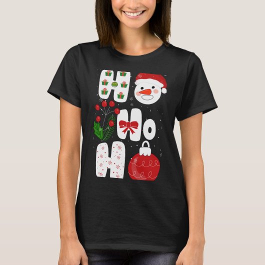 Winter Magic Design Retro Winter Christmas Vector T-Shirt (Vorderseite)