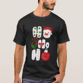 Winter Magic Design Retro Winter Weihnachtsmann T-Shirt (Vorderseite)