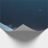 Winter Magic – Enchanted Snowy Night Design Geschenkpapier (Ecke)