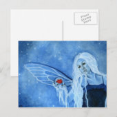 Winter Magic Fairy Postcard Postkarte (Vorne/Hinten)