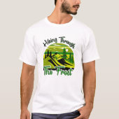 Winter Magic Retro Weihnachtsdesign T-Shirt (Vorderseite)