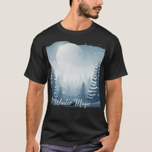 Winter Magic Shirt Ästhetisches Schneeszene T-Sh